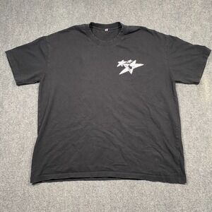 Sp5der Black Graphic Spider Star Logo T-Shirt Men's XXXL 190/104a (FITS 2XL)
